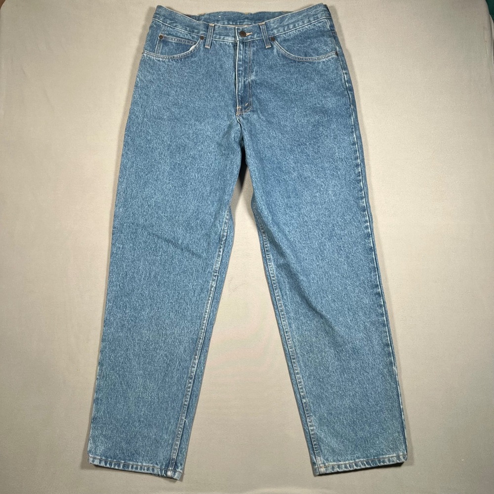 Brittania Relaxed Fit Jeans 36x32 Blue Medium Stonewash Cotton Denim